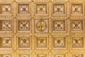 Ceiling in the Basilica Santa Maria Maggiore in Rome, Italy Royalty Free Stock Photo